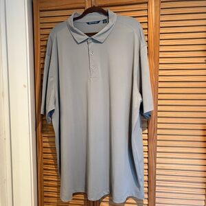 Cutter & Buck Men’s Big & Tall 3XB Gray Short-Sleeve Polo Shirt Athleisure